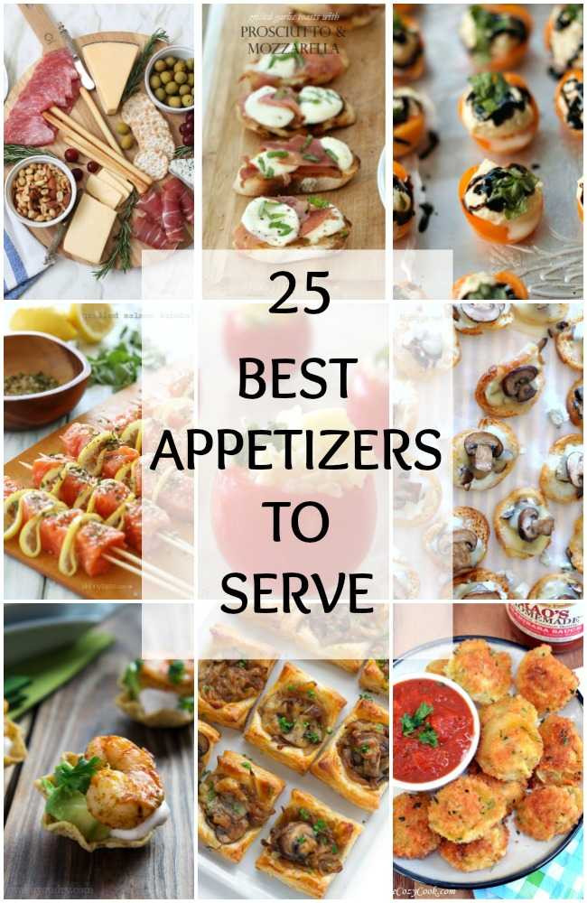 Appetizer Ideas For Dinner Party
 25 BEST Appetizers to Serve for Holiday Party Entertaining