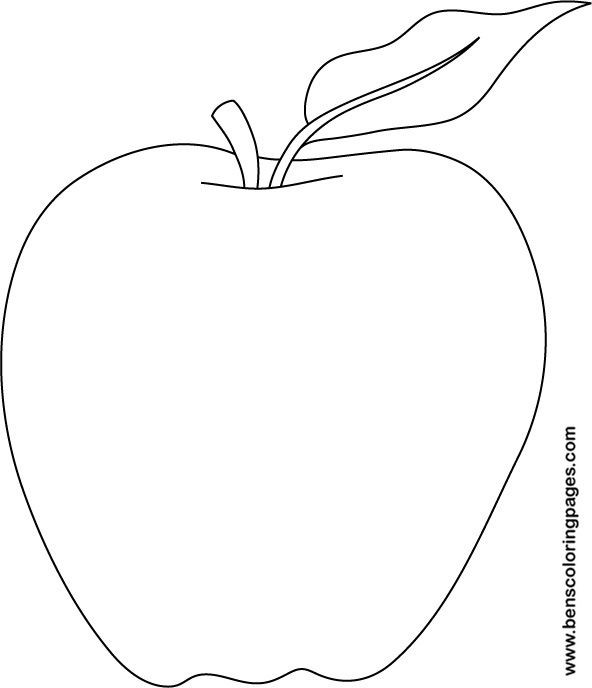Apple Printable Coloring Pages
 Apple coloring pages printable Esboços
