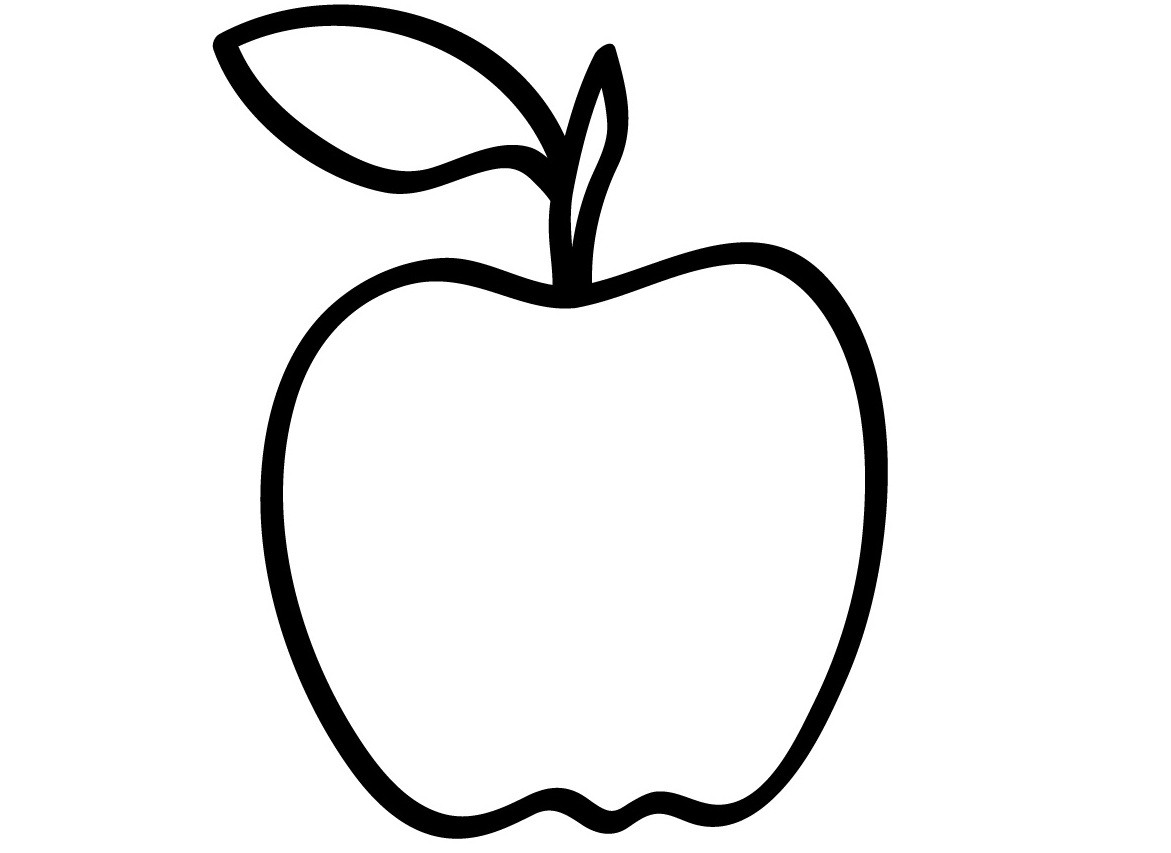 Apple Printable Coloring Pages
 Apple Coloring Pages for Preschoolers