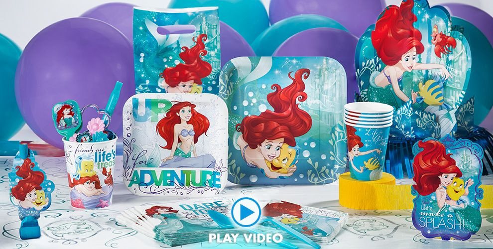 Ariel Little Mermaid Party Ideas
 Little Mermaid Party Supplies Little Mermaid Birthday