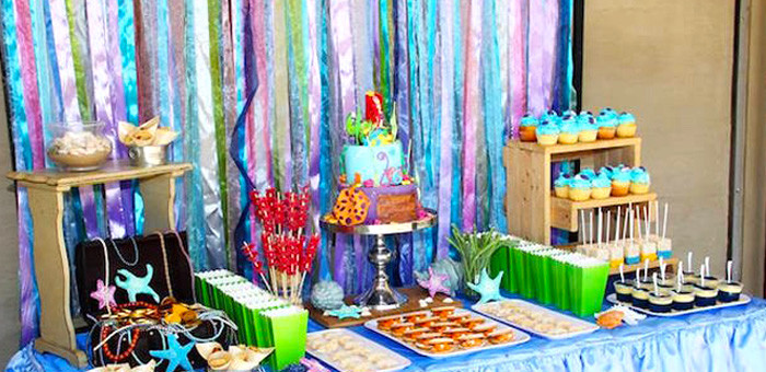 Ariel Mermaid Party Ideas
 Kara s Party Ideas Ariel The Little Mermaid Birthday