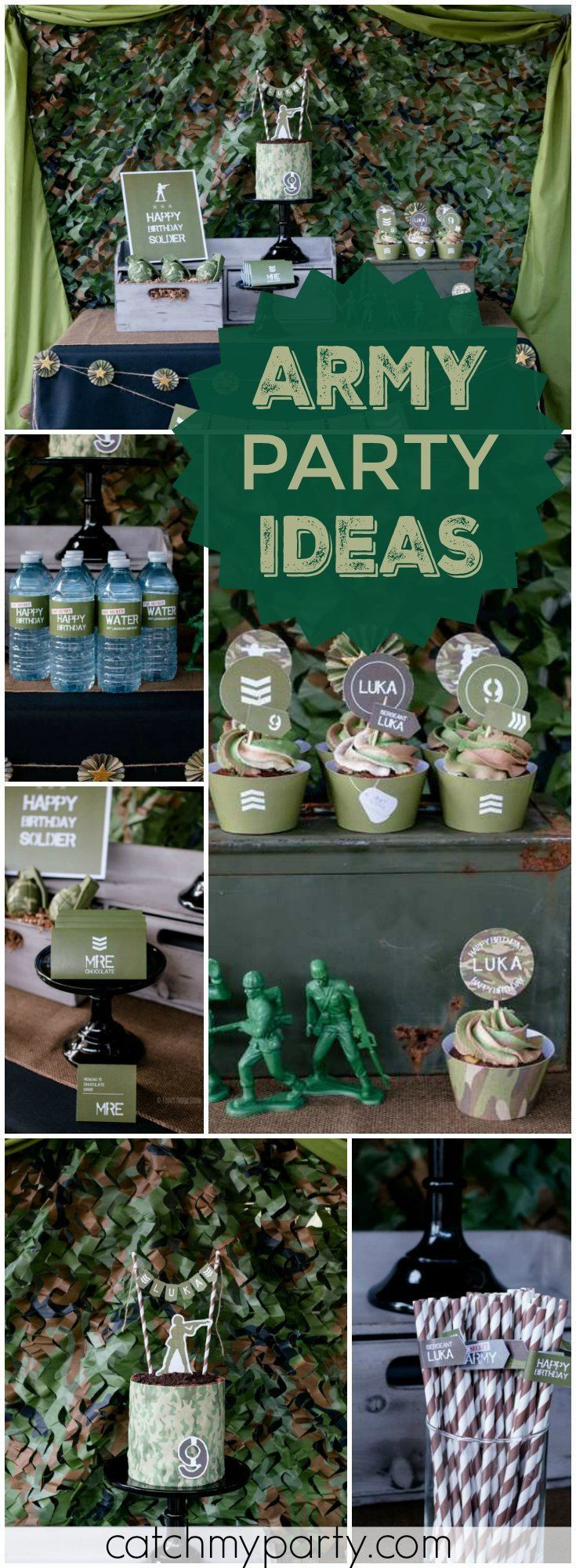 Army Birthday Party
 Best 25 Army birthday parties ideas on Pinterest
