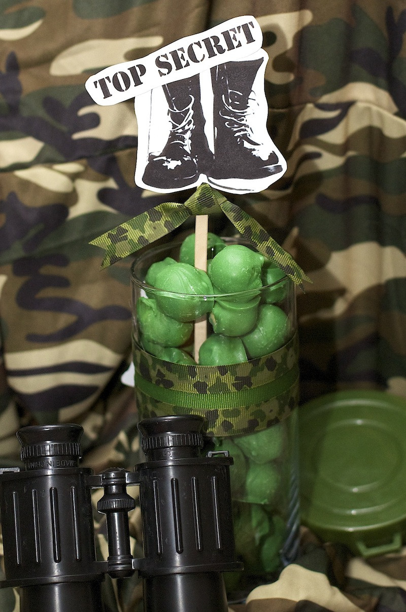 Army Birthday Party
 Love Laughter & Decor "Army Proud" Birthday Party