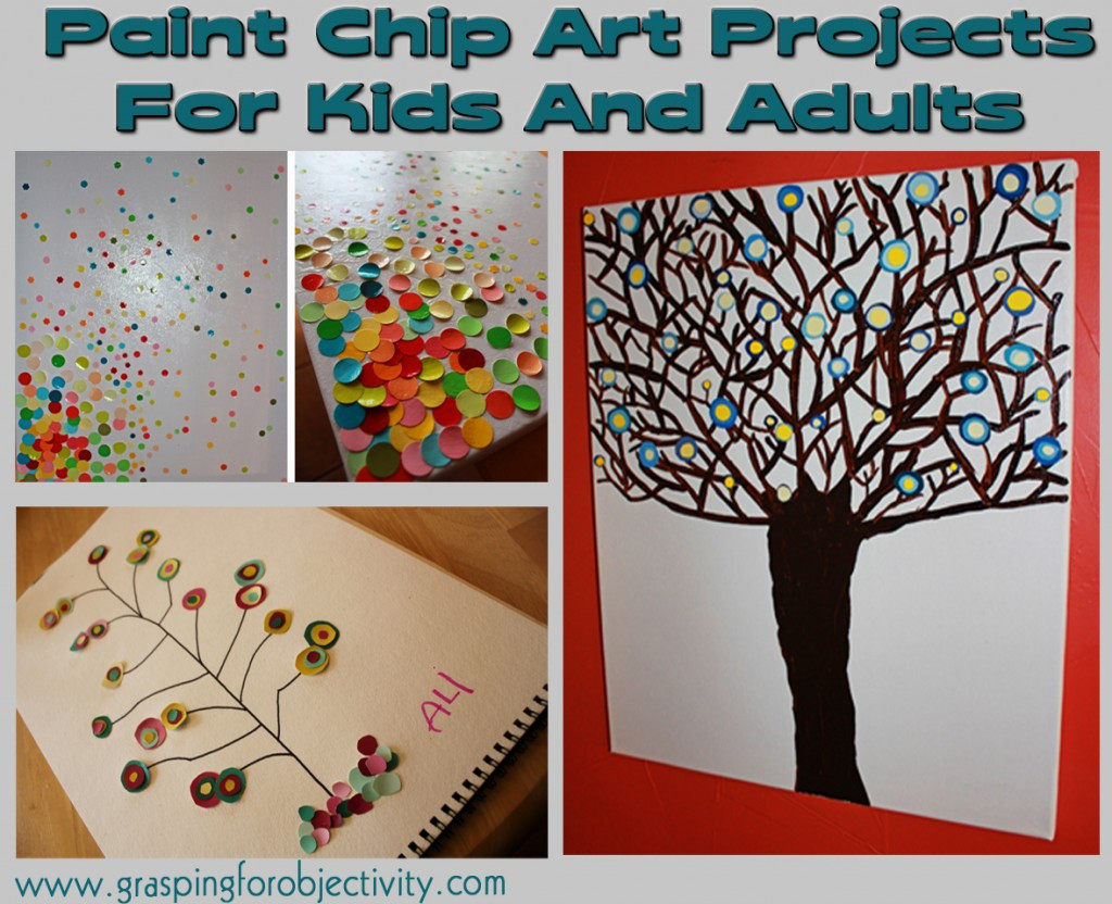Art &amp; Craft Ideas For Adults
 Paint Chip Art