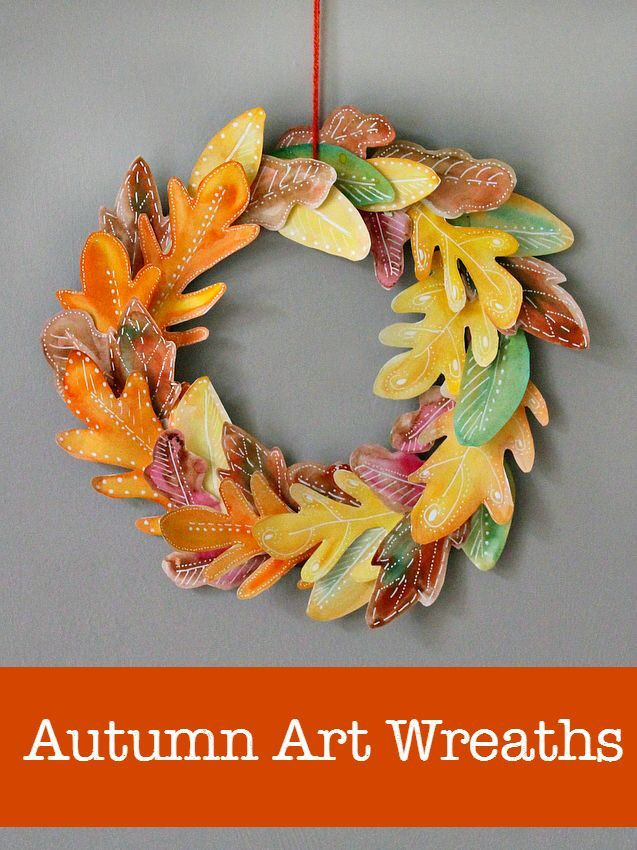 Art And Craft Ideas For Toddlers
 10 beautiful homemade fall wreath art projects