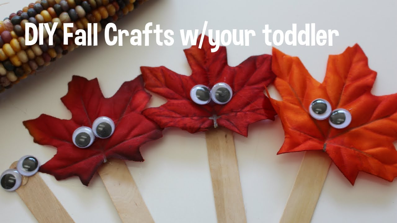 Art And Craft Ideas For Toddlers
 DIY Fall Crafts Toddler friendly