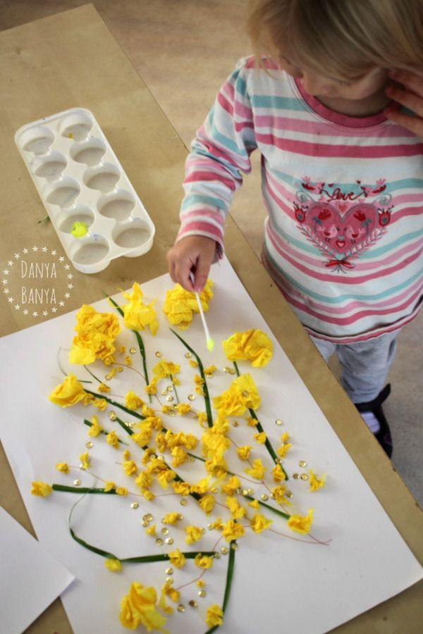 Art And Craft Ideas For Toddlers
 Australian Wattle Craft for Kids