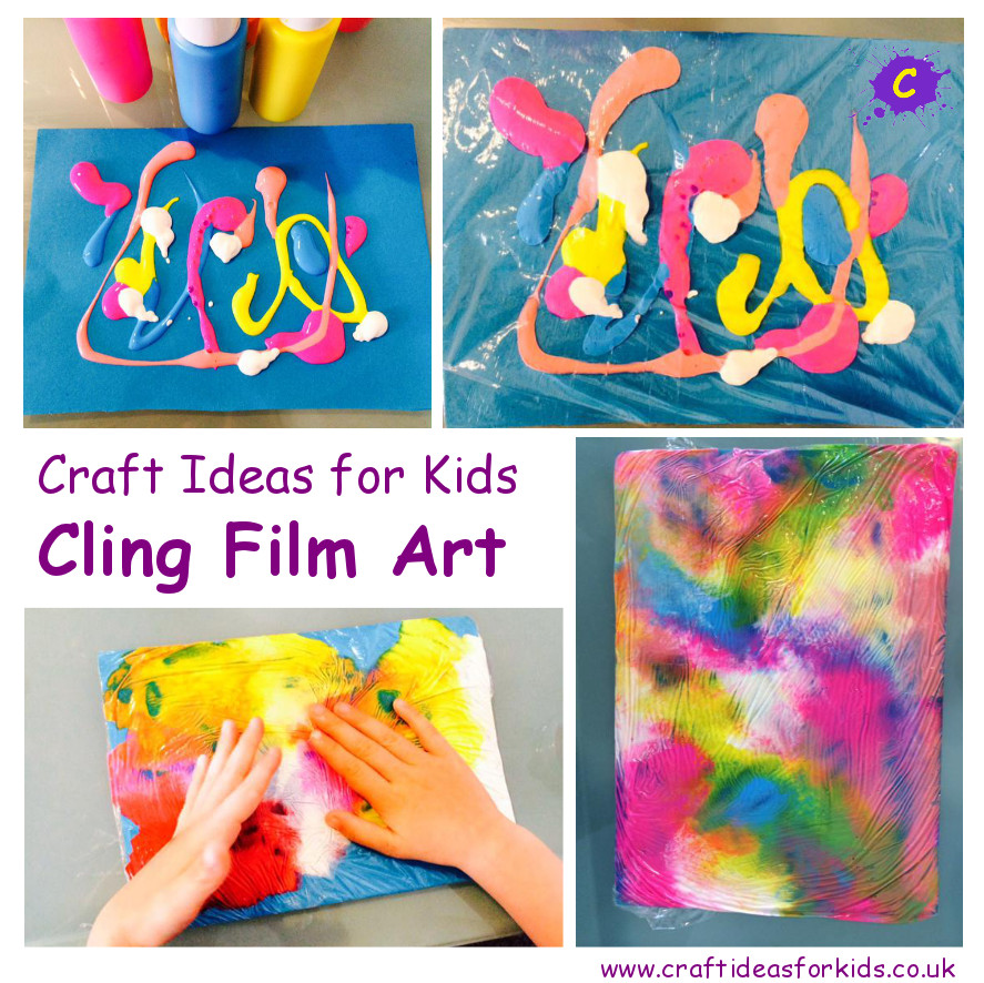 Art Ideas For Kids
 Cling Art Craft Ideas for Kids