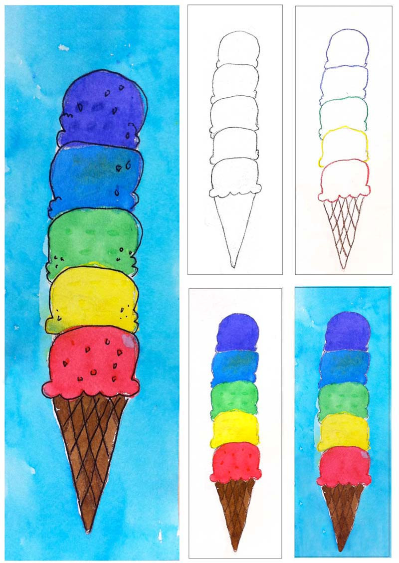 Art Ideas For Kids
 Ice Cream Craft and Activity Ideas