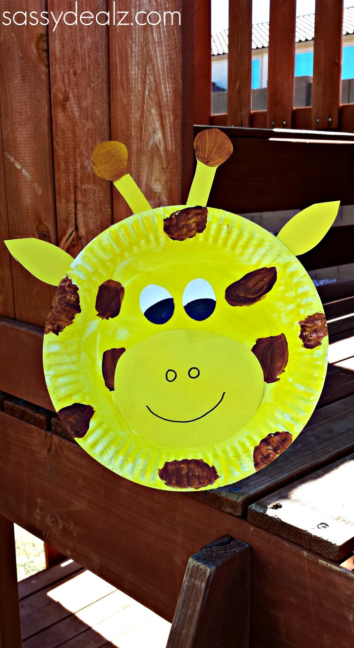 Art Project For Kids
 Paper Plate Giraffe Craft For Kids Crafty Morning