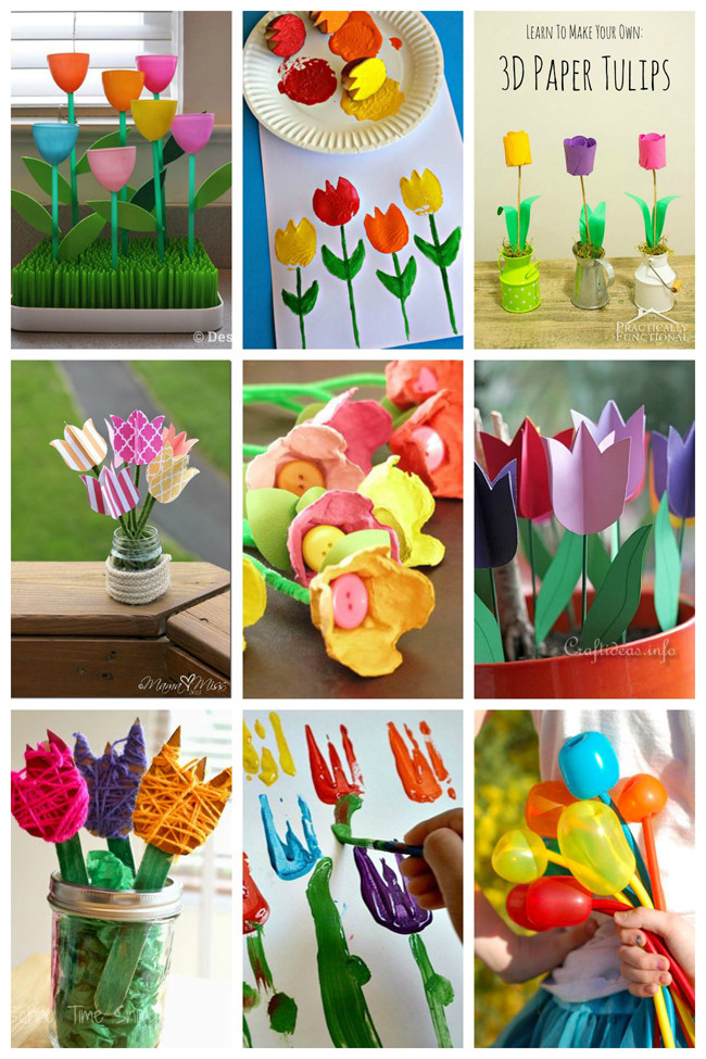 Arts And Craft Ideas For Preschoolers
 25 Tulip Crafts for Kids