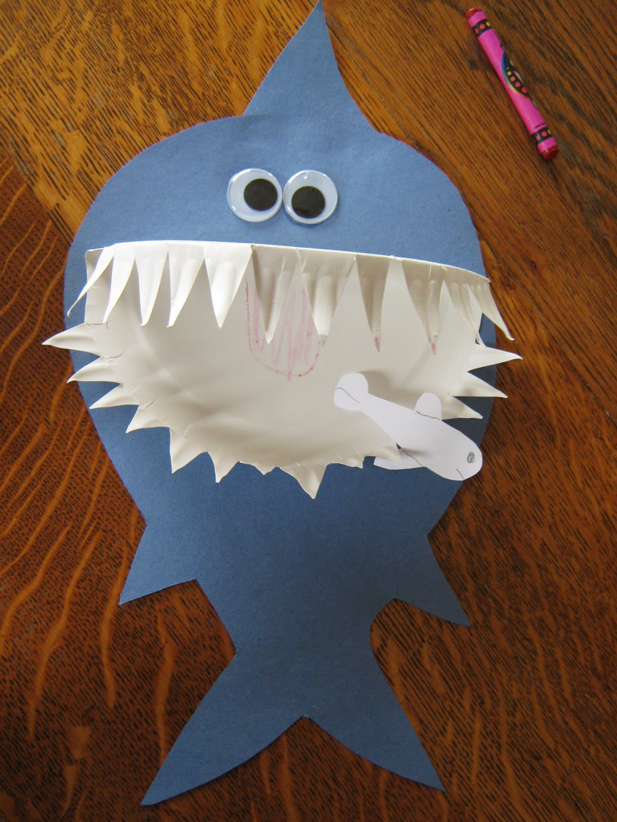 Arts And Craft Ideas For Preschoolers
 Paper Plate Shark