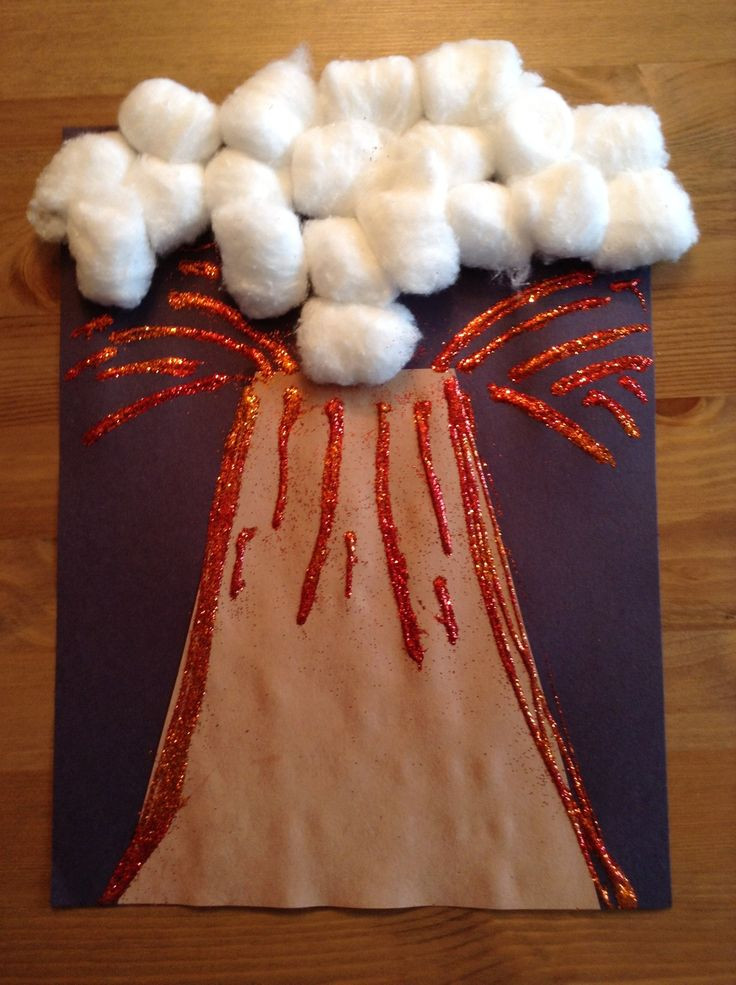 Arts And Craft Ideas For Preschoolers
 V is for Volcano Craft Preschool Craft Letter of the