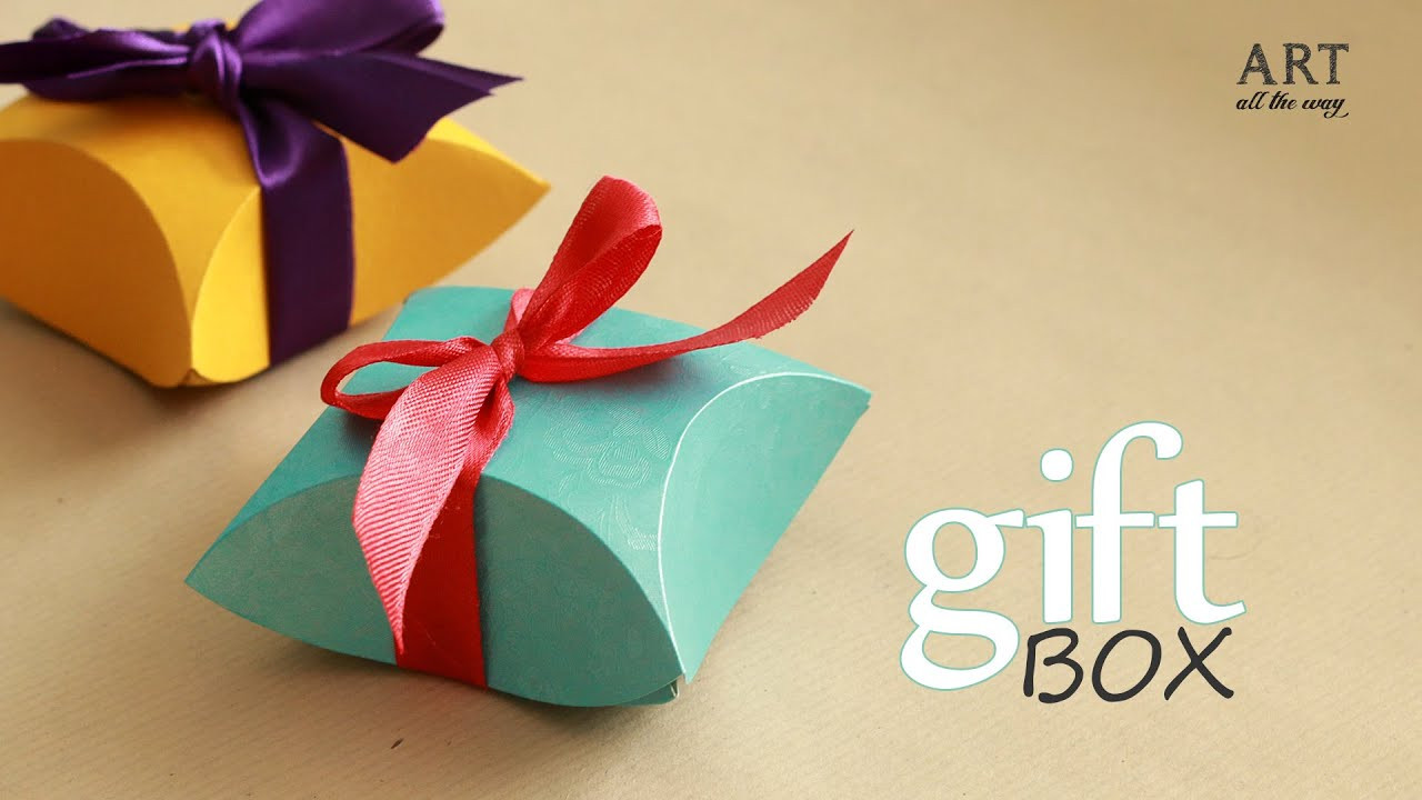 Arts And Crafts Gift Ideas
 How to make Gift Box Easy DIY arts and crafts