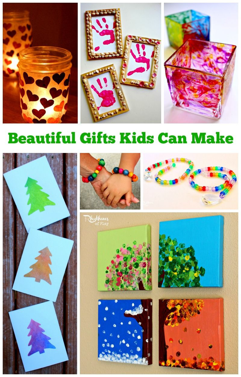 Arts And Crafts Gift Ideas
 Homemade Gifts Kids Can Make for Parents and Grandparents