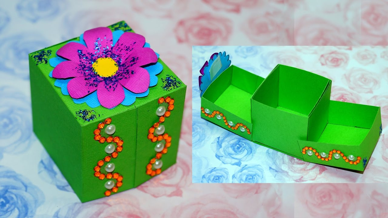 Arts And Crafts Gift Ideas
 DIY paper crafts idea t box ideas craft