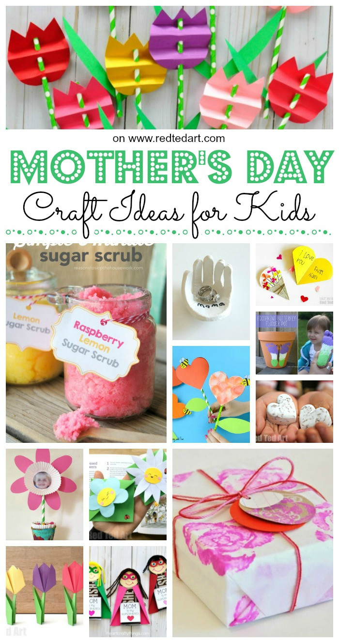 Arts And Crafts Mothers Day Gift Ideas
 Easy Mother s Day Crafts for Kids to Make Red Ted Art