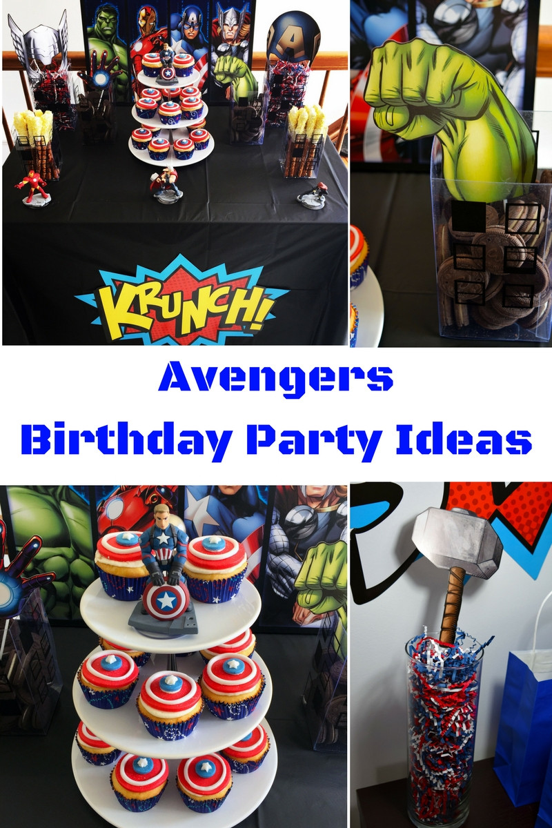 Avengers Birthday Party Ideas
 Avengers Birthday Party With Ashley And pany