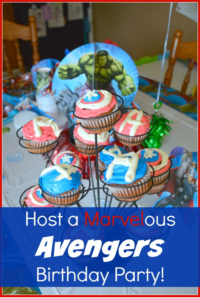 Avengers Birthday Party Ideas
 An Avengers Birthday Party Thrifty Nifty Mommy
