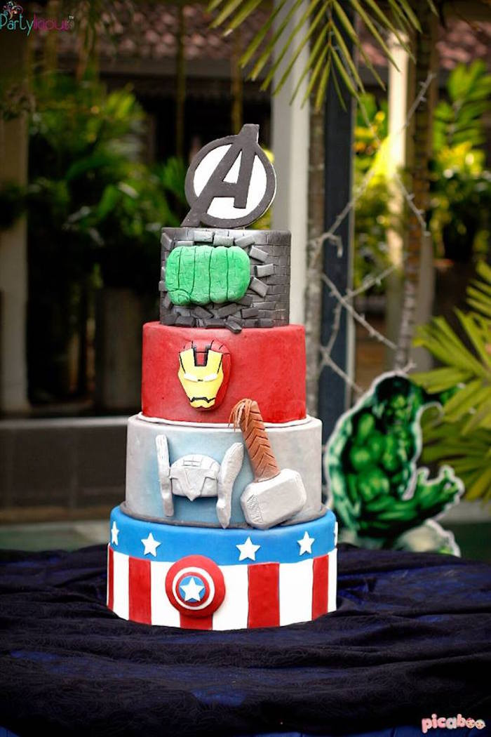 Avengers Birthday Party Ideas
 Kara s Party Ideas Avengers Birthday Party