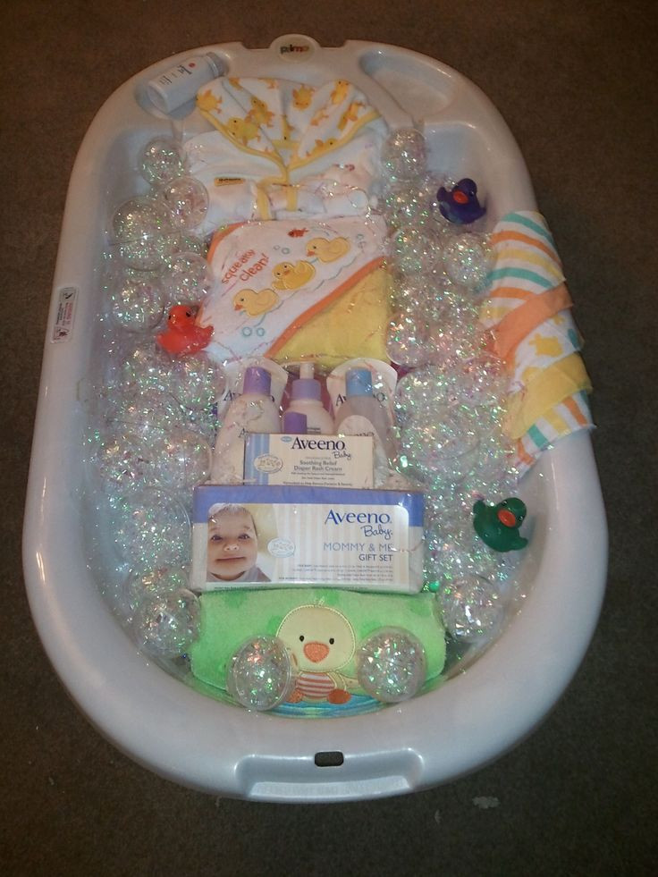 Baby Boy Shower Gift Ideas
 Bath time t basket for baby shower