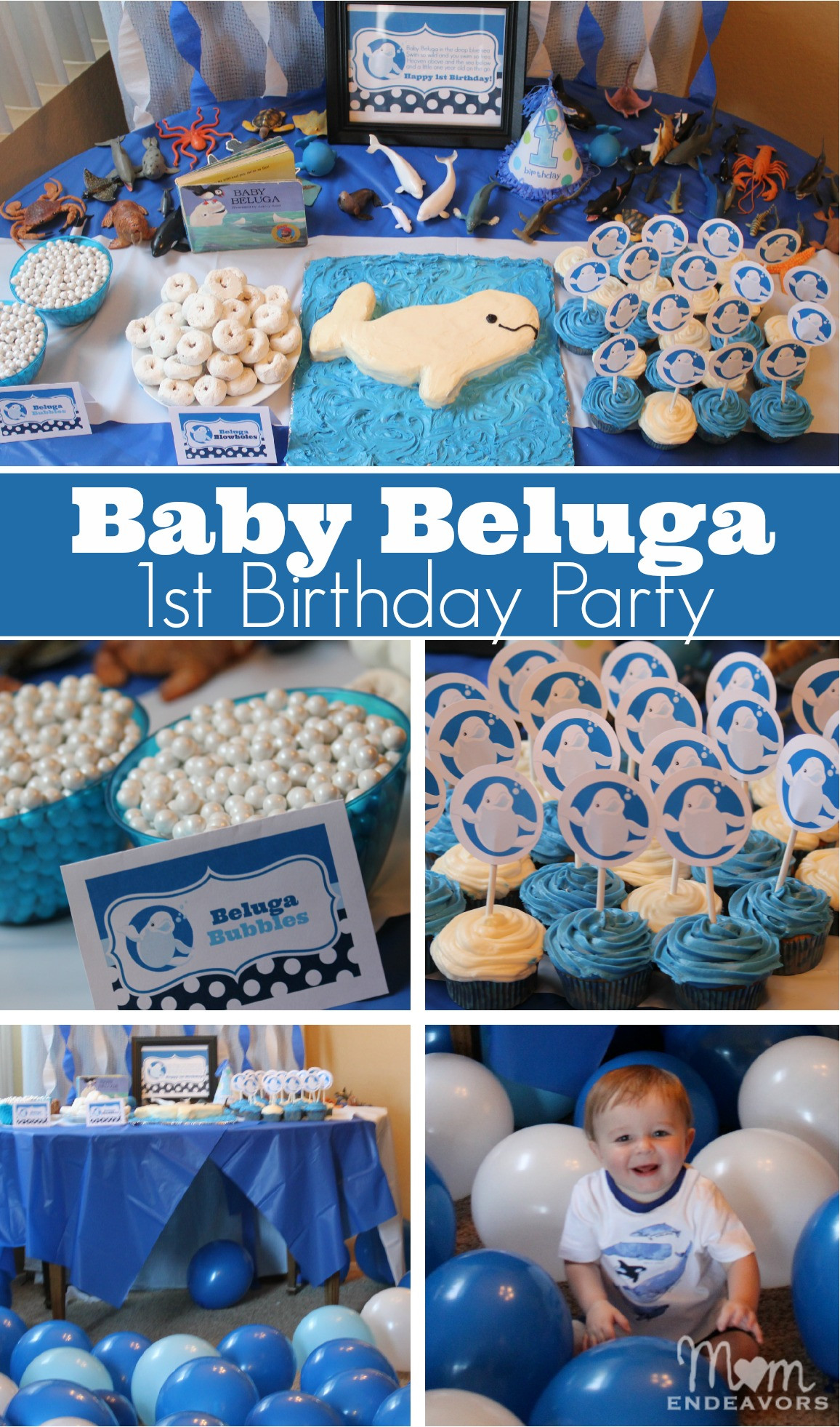 Baby Boys 1St Birthday Decorations
 Baby Beluga 1st Birthday Party
