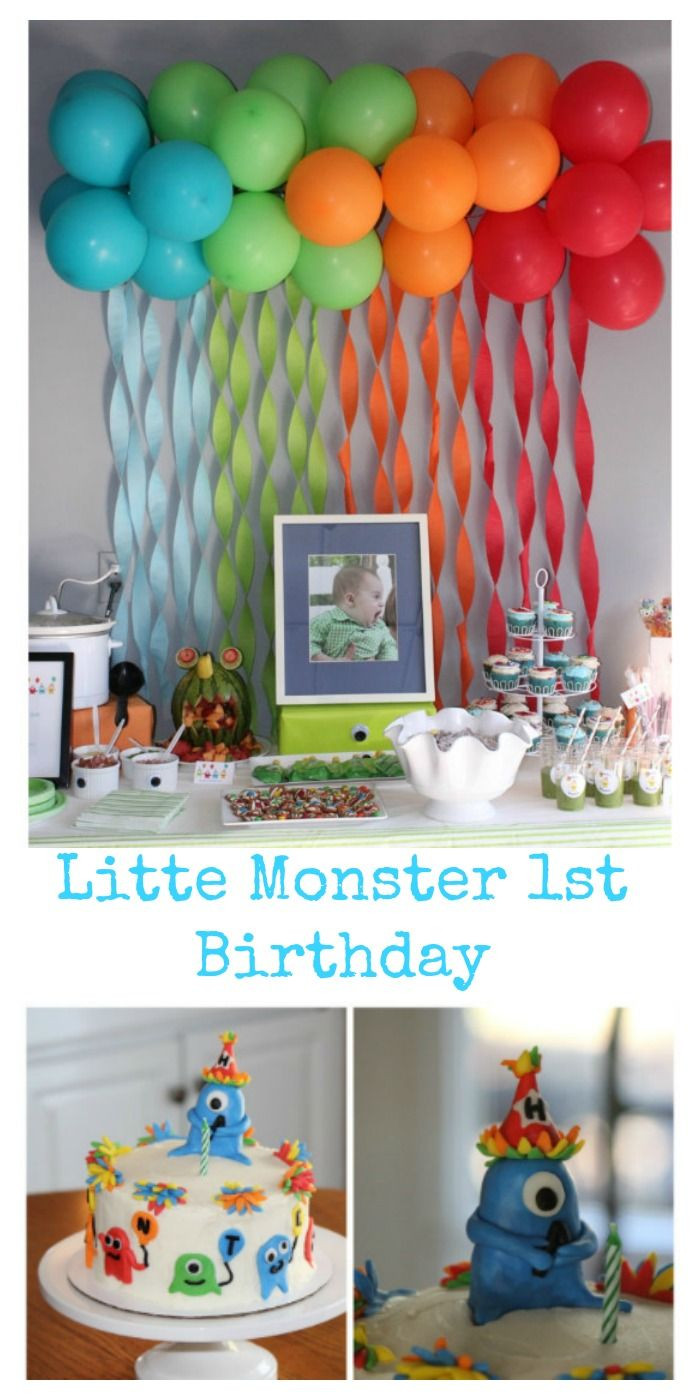 Baby Boys 1St Birthday Decorations
 Hunter s first birthday couldn t have gone any better The