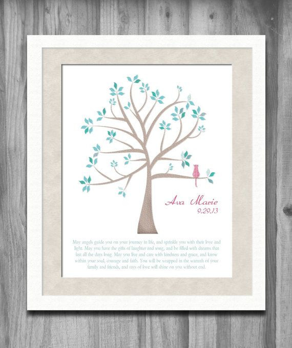 Baby Dedication Gift Ideas
 BABY DEDICATION Personalized Christian Gift Christening