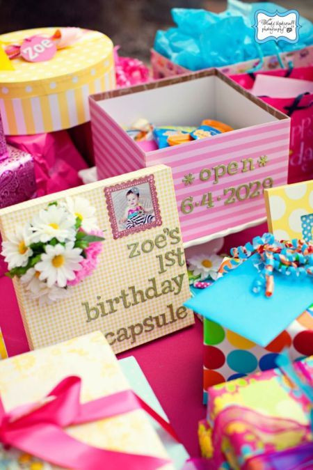 Baby First Birthday Gift Ideas For Her
 Best 25 Time capsule birthday ideas on Pinterest