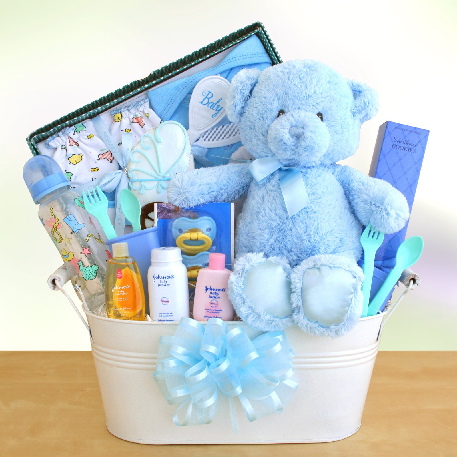 Baby Gift Ideas For Boys
 New Arrival Baby Boy Gift Basket Gift Baskets by