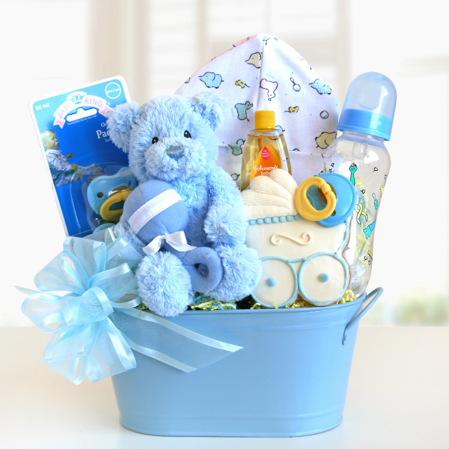Baby Gift Ideas For Boys
 Sweet and Cuddly Baby Boy Gift Basket Gift Baskets Plus