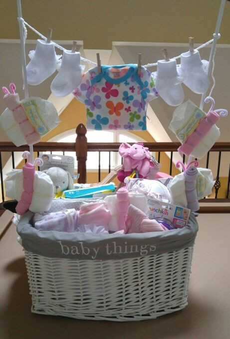 Baby Gift Ideas Pinterest
 Here s a Pinterest inspired baby shower t I made for
