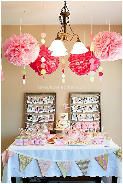 Baby Girl First Birthday Party Ideas
 Banner Birthday Party Child s Birthday Ideas