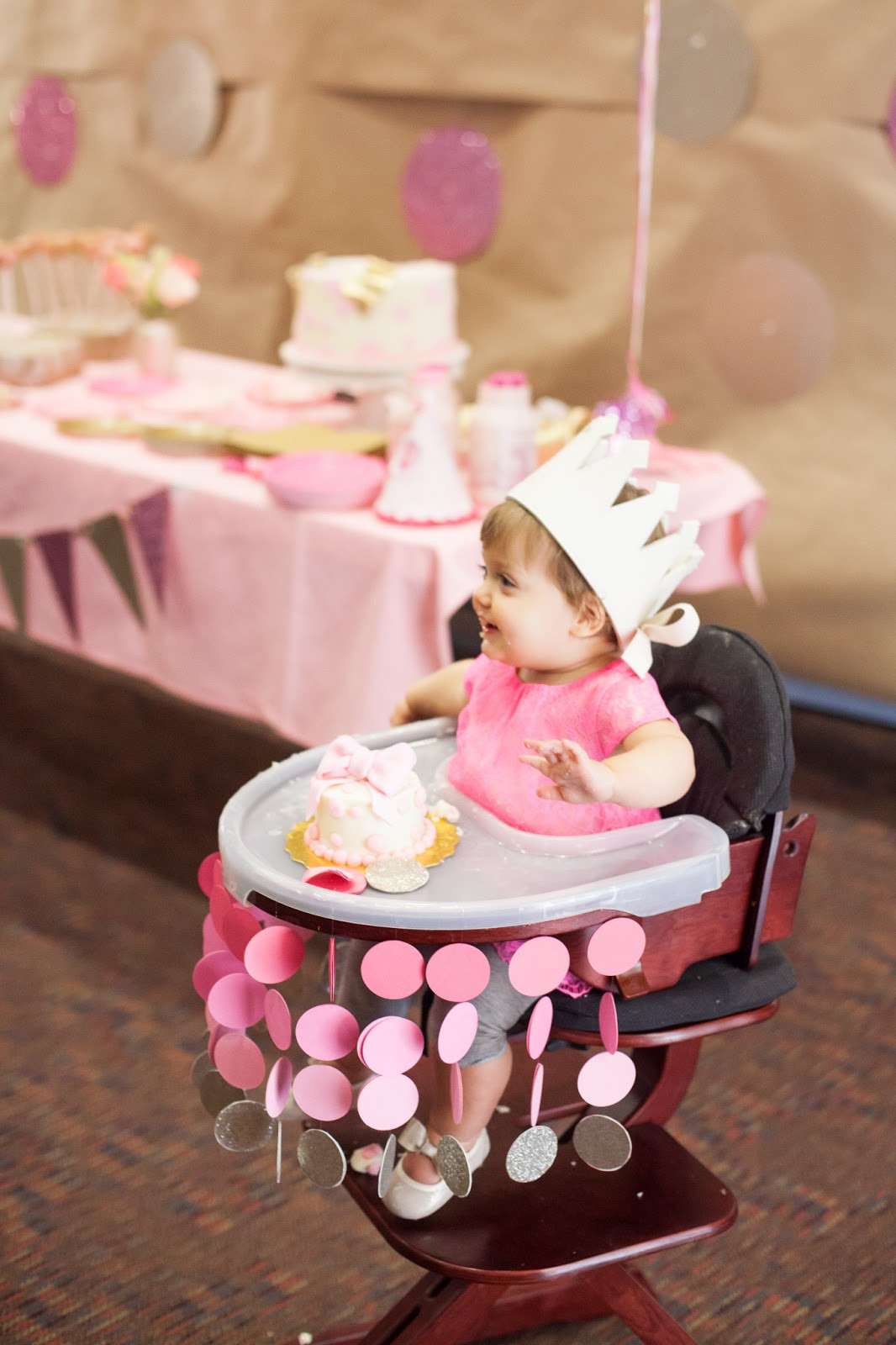 Baby Girl First Birthday Party Ideas
 Nat your average girl 1st birthday party decor