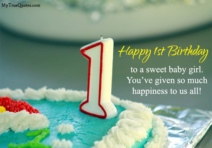 Baby Girls Birthday Quotes
 Happy 1st Birthday Quotes For New Born Baby Girl And baby Boy