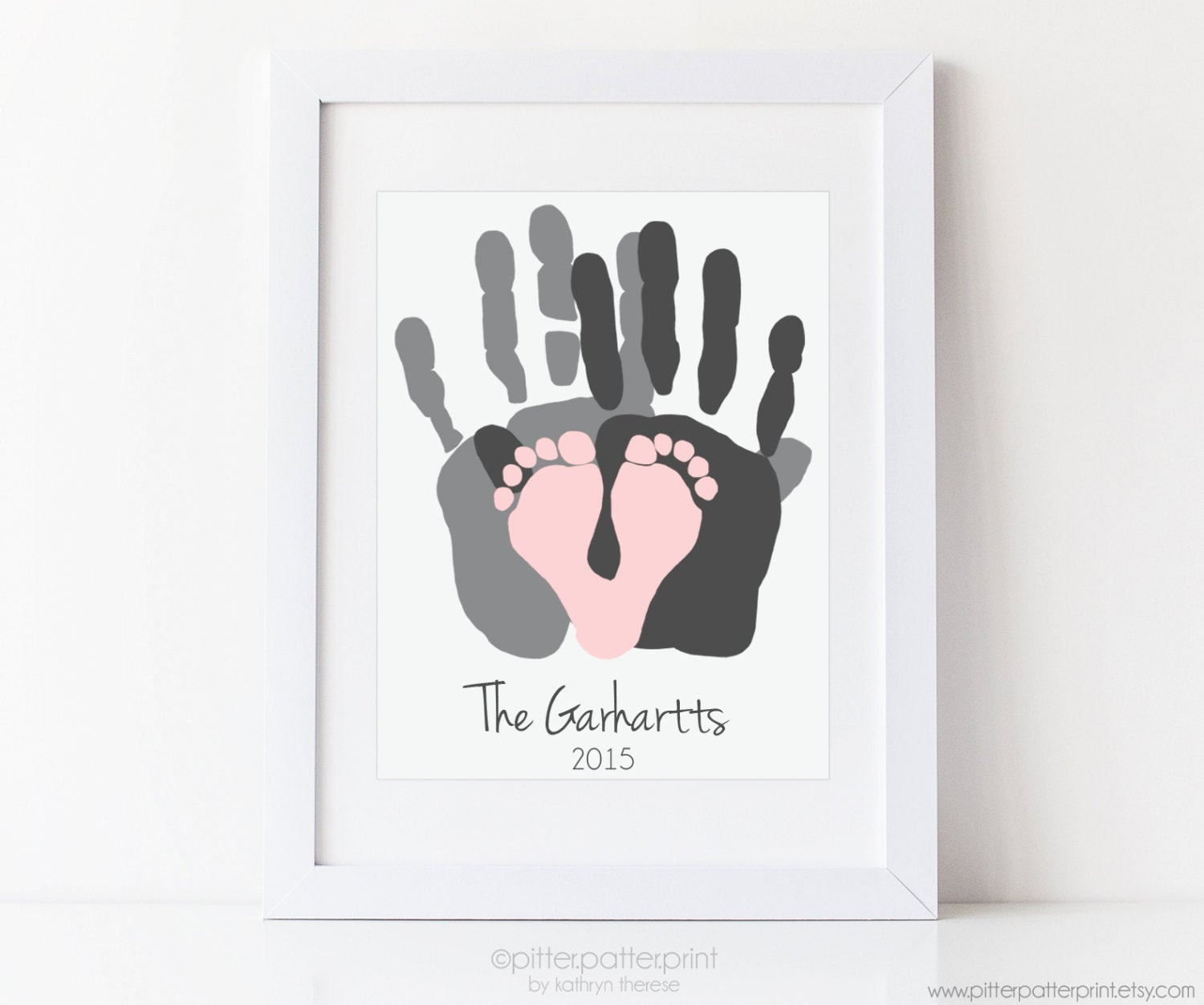 Baby Handprint Gift Ideas
 Gift for New Dad First Father s Day Gift Baby Footprint