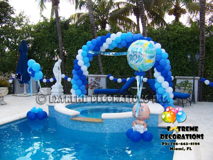 Baby Pool Party Ideas
 239 best Balloons OutDoor images on Pinterest