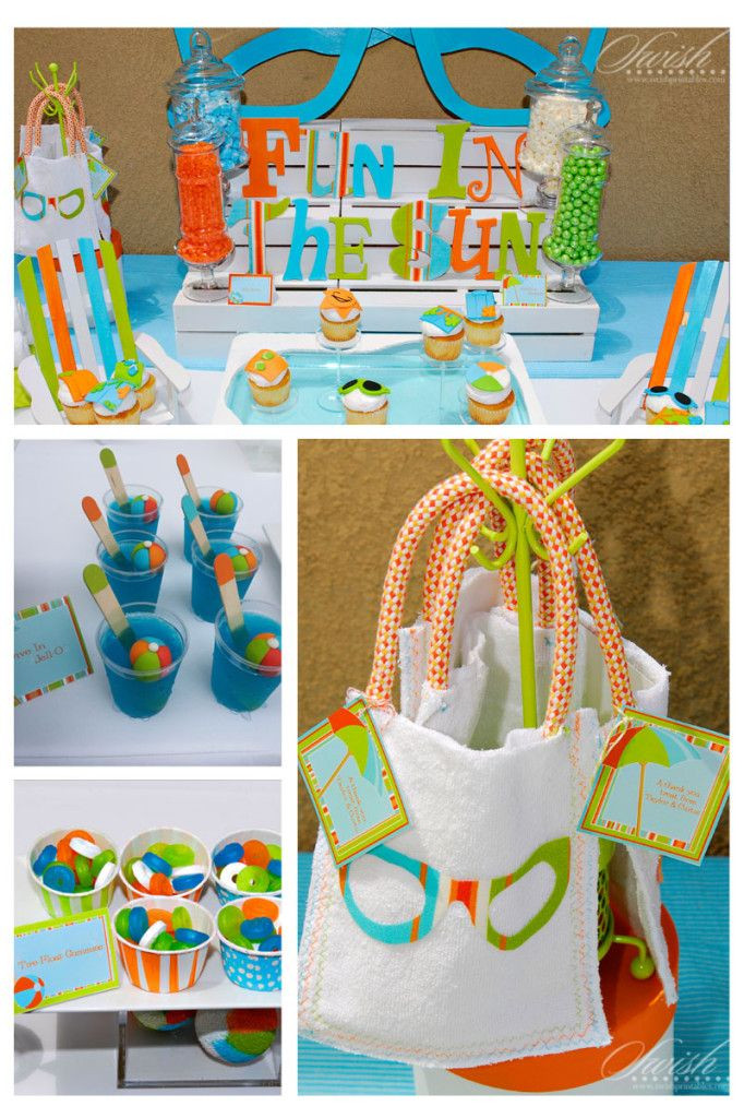 Baby Pool Party Ideas
 92 best images about Little Swimmer Baby Shower Pool