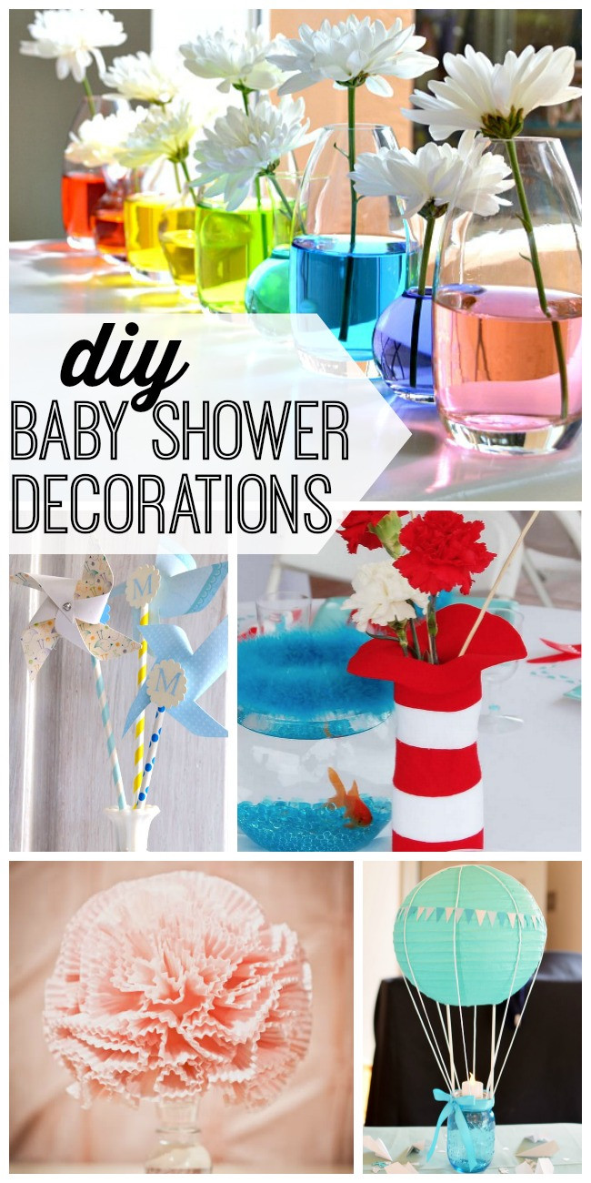 Baby Shower Centerpieces DIY
 DIY Baby Shower Decorations My Life and Kids