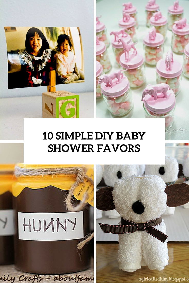 Baby Shower DIY
 10 Simple And Quick To Make DIY Baby Shower Favors