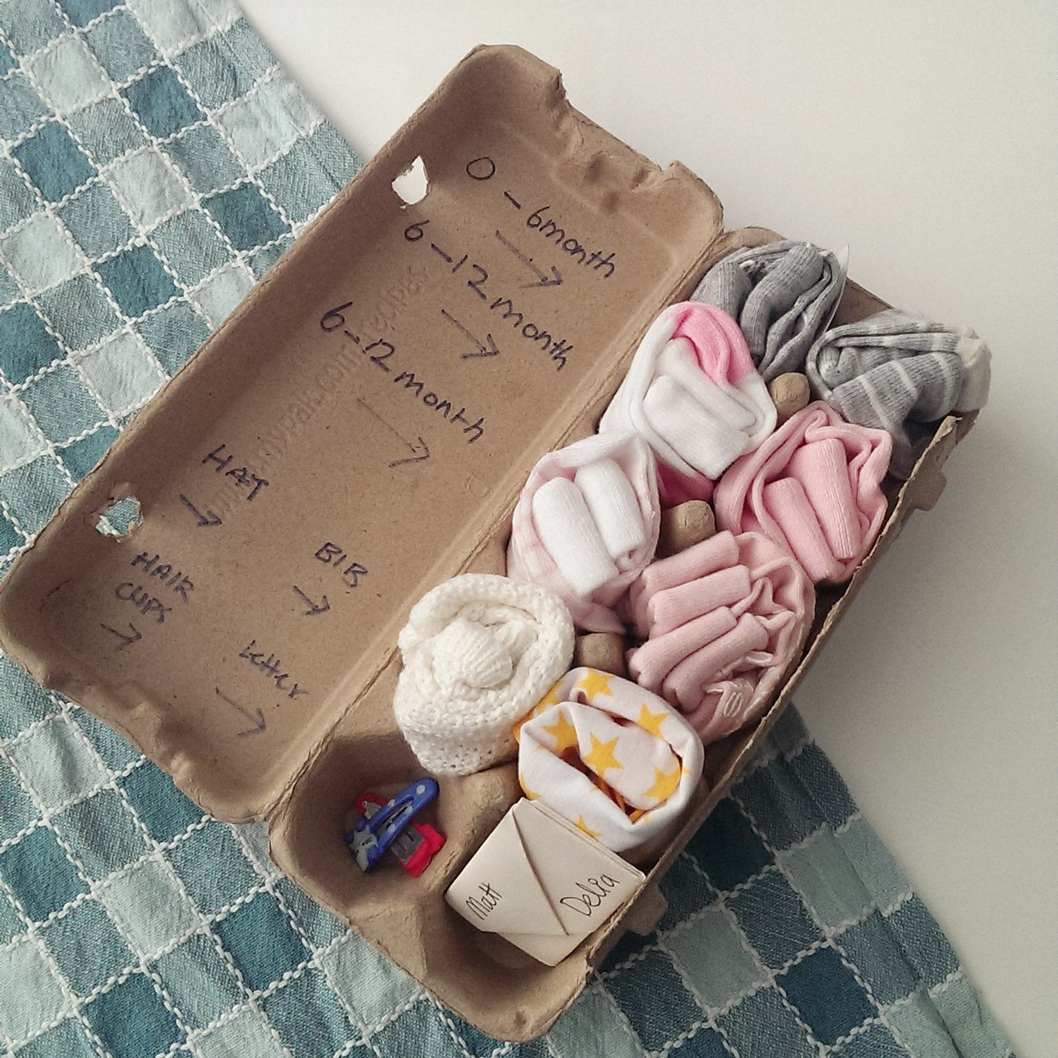 Baby Shower DIY
 D I Y Up Cycling Egg Carton Gift baby shower – Choyful