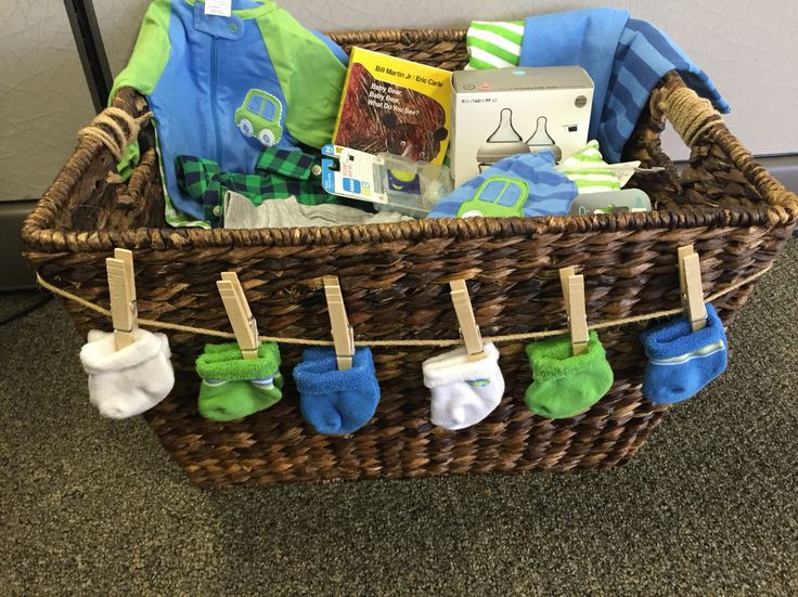 Baby Shower Gift Basket Ideas For Boy
 25 best ideas about Diaper Basket on Pinterest