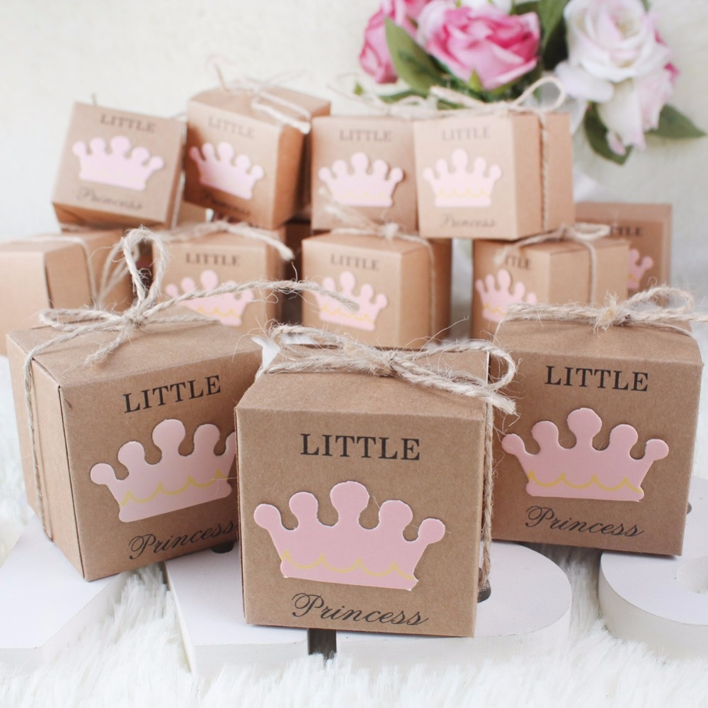 Baby Shower Gift Box Ideas
 50pcs Candy Boxes Baby Shower Craft Paper Gift Box Little