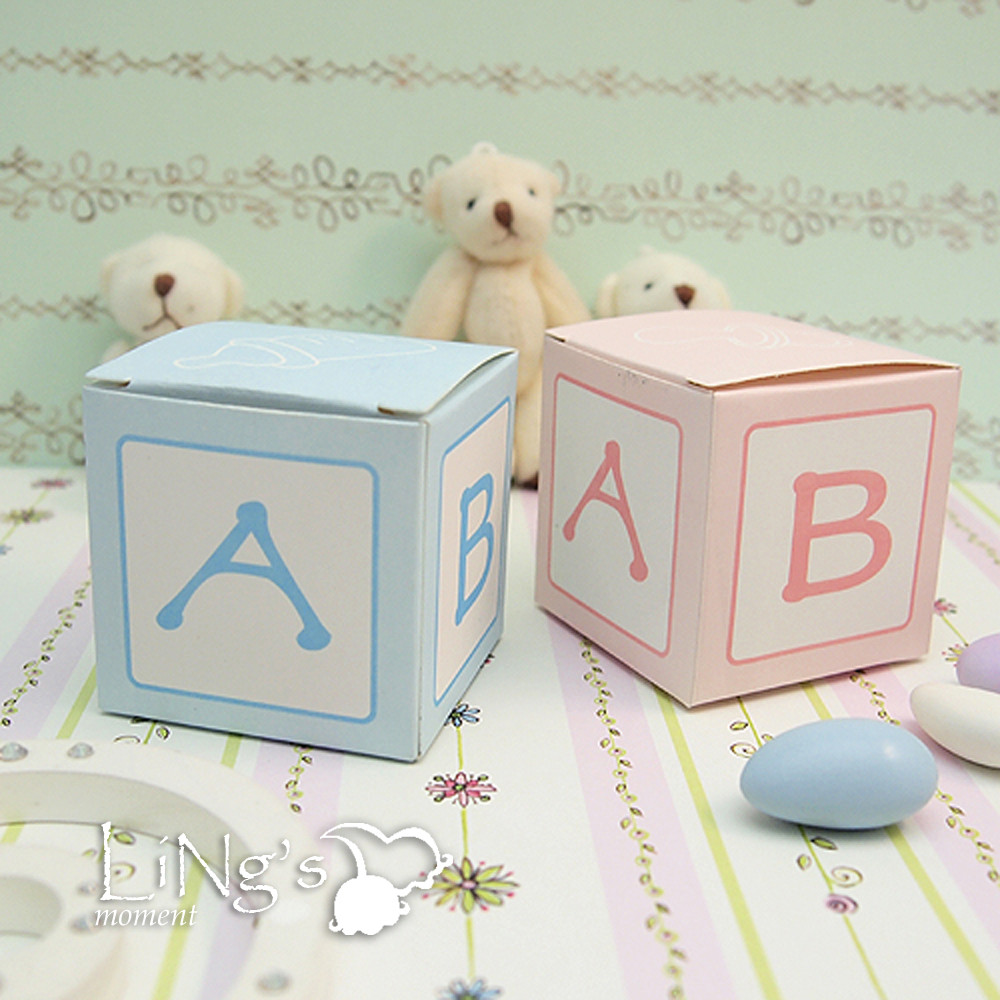 Baby Shower Gift Box Ideas
 2"x2"x2" Favor Gift Candy Box Bomboniere Boxes Baby Shower