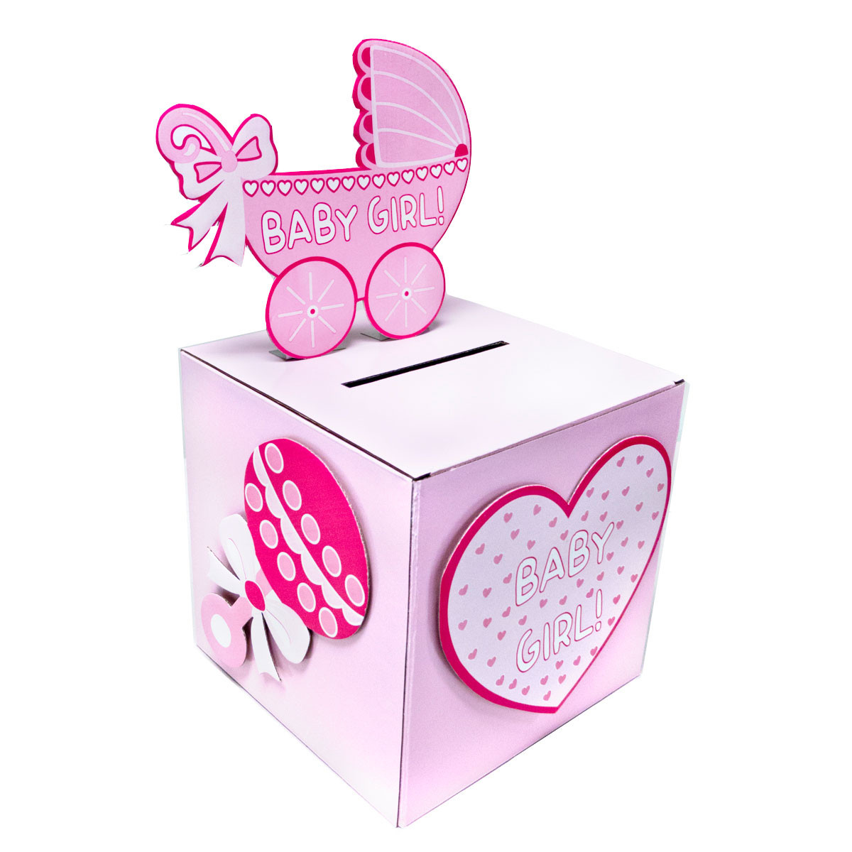 Baby Shower Gift Box Ideas
 BabyShower Wishing well card t or money box BOY GIRL