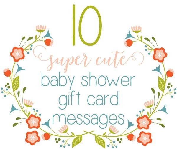 Baby Shower Gift Card Ideas
 Top 10 Baby Shower Gift Card Message Ideas ⋆ Little Girls