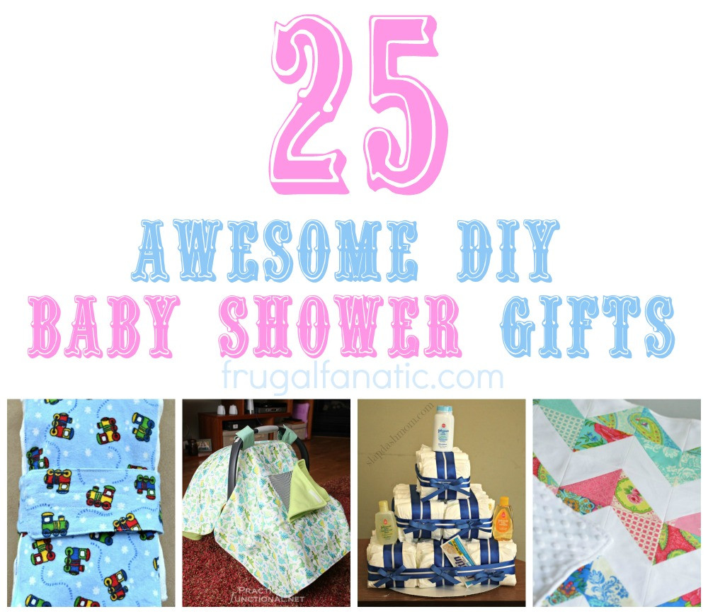 Baby Shower Gift Ideas DIY
 25 DIY Baby Shower Gifts Frugal Fanatic