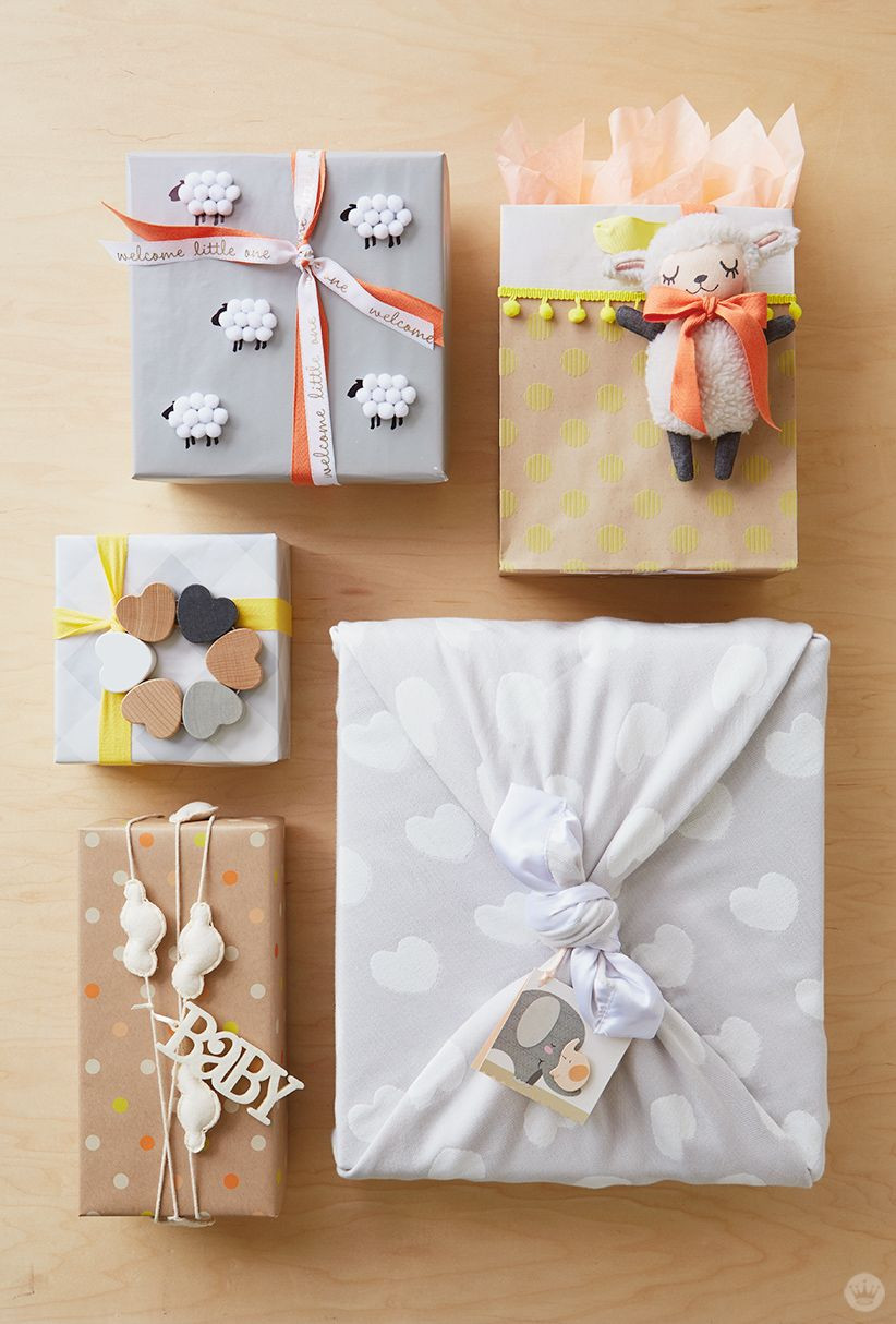Baby Shower Gift Wrapping Ideas
 Baby t wrap ideas Showered with love