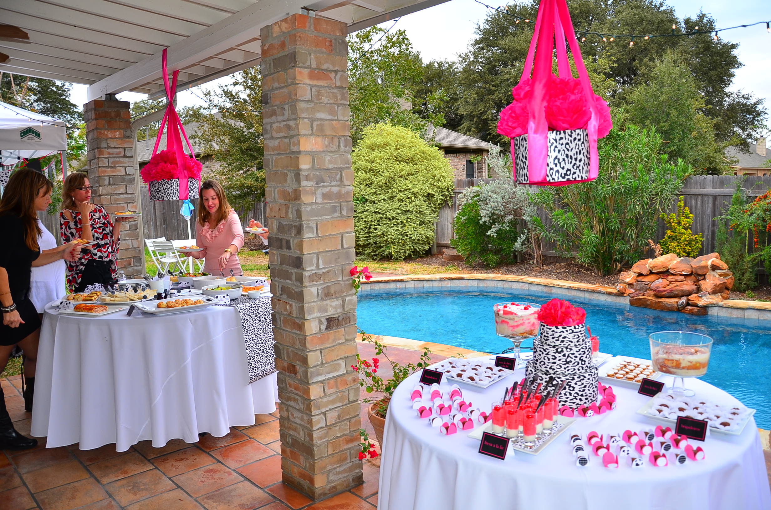 Baby Shower Pool Party Ideas
 dessert table