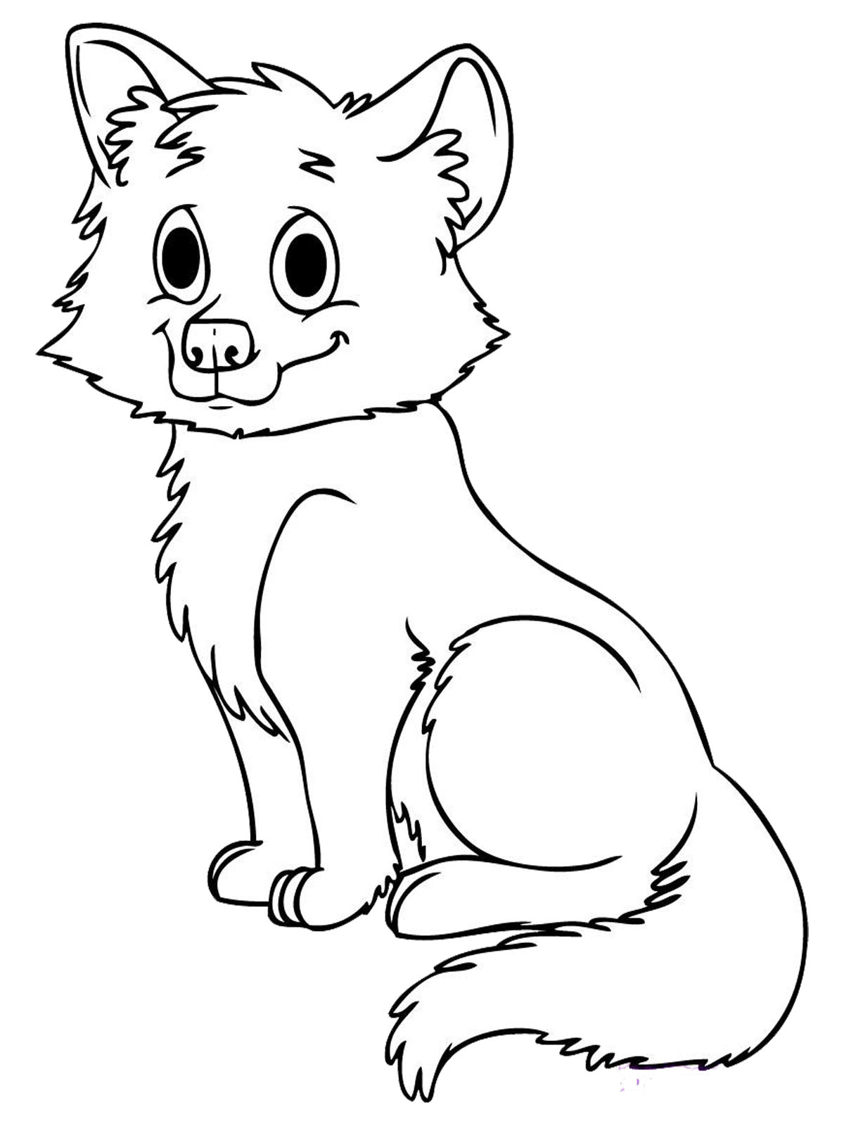 Baby Wolf Coloring Pages
 Baby Animal Coloring Pages